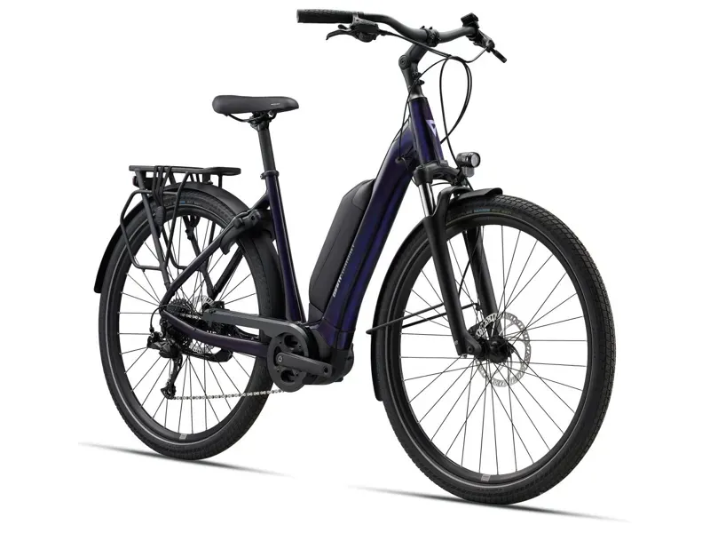 Giant Expression E+ 2 E-Hybrid Bike in Black Currant-1
