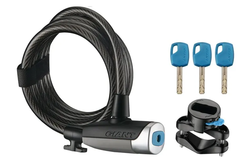 Giant Surelock Flex Key Coil 10 Black oso